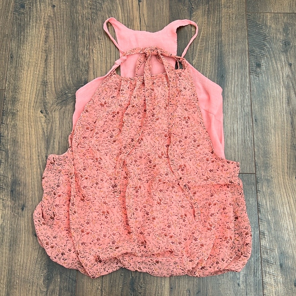 Layered Floral Tank